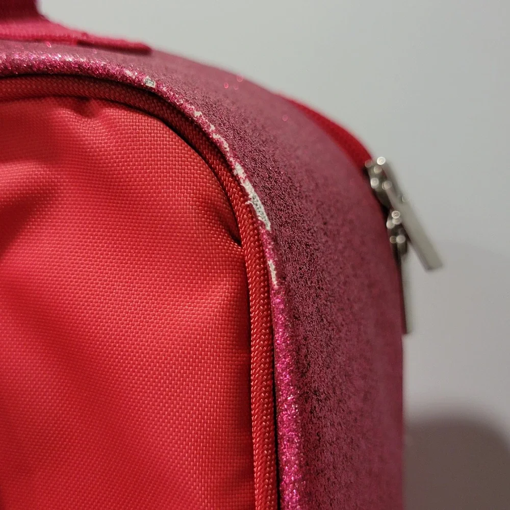 American Girl Pink Glitter Star Backpack Kids Doll Carrier School Bag Sparkle